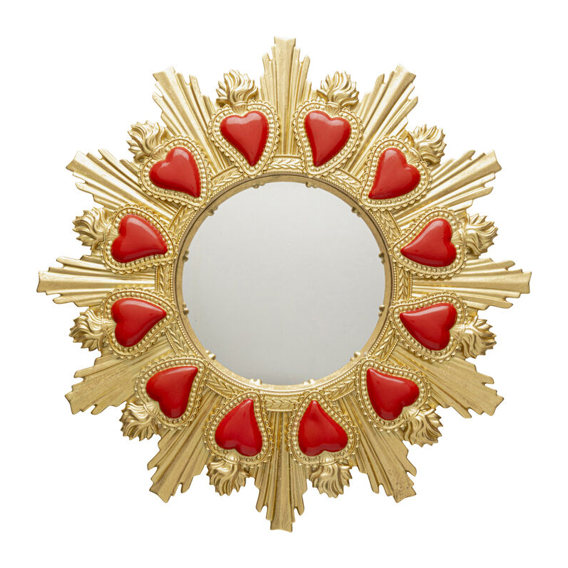 Lustro ścienne Flaming Heart - Kare