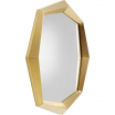 Lustro Octagon Gold 80 x 80 cm - Kare