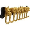 Wieszak ścienny Dog Family Gold 69 cm - Kare