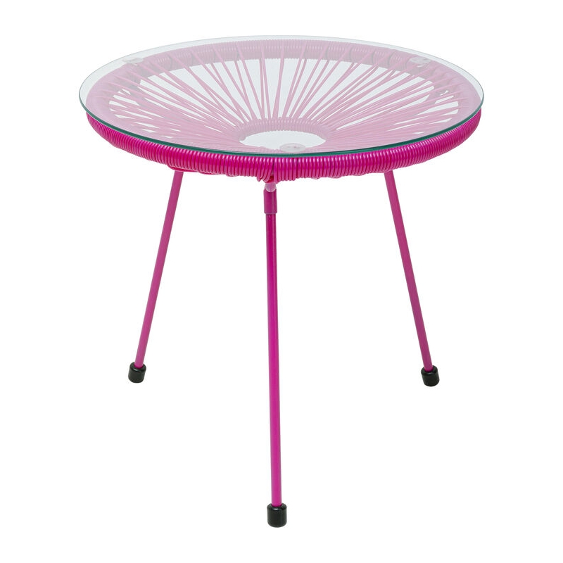Stolik kawowy Acapulco Mono Pink - Kare