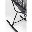 Fotel bujany Acapulco Mono Black - Kare