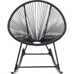 Fotel bujany Acapulco Mono Black - Kare