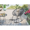 Fotel bujany Acapulco Mono Black - Kare