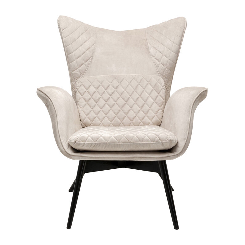 Fotel Tudor Velvet Creme - Kare