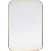 Lustro Simply Brass 80x120cm - Kare