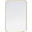 Lustro Simply Brass 60x90cm - Kare