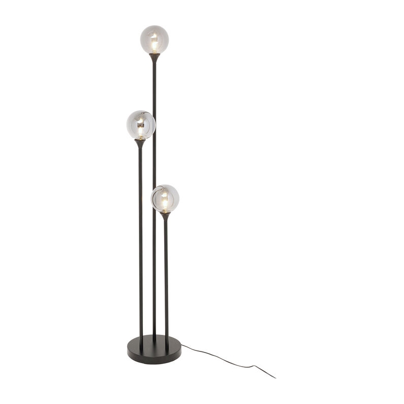 Lampa podłogowa Al Capone Tre Black - Kare