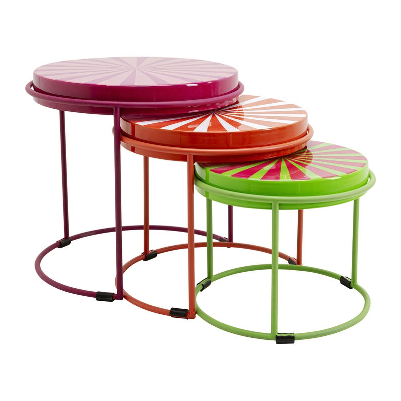 Zestaw stolików kawowych Good Vibes - Kare