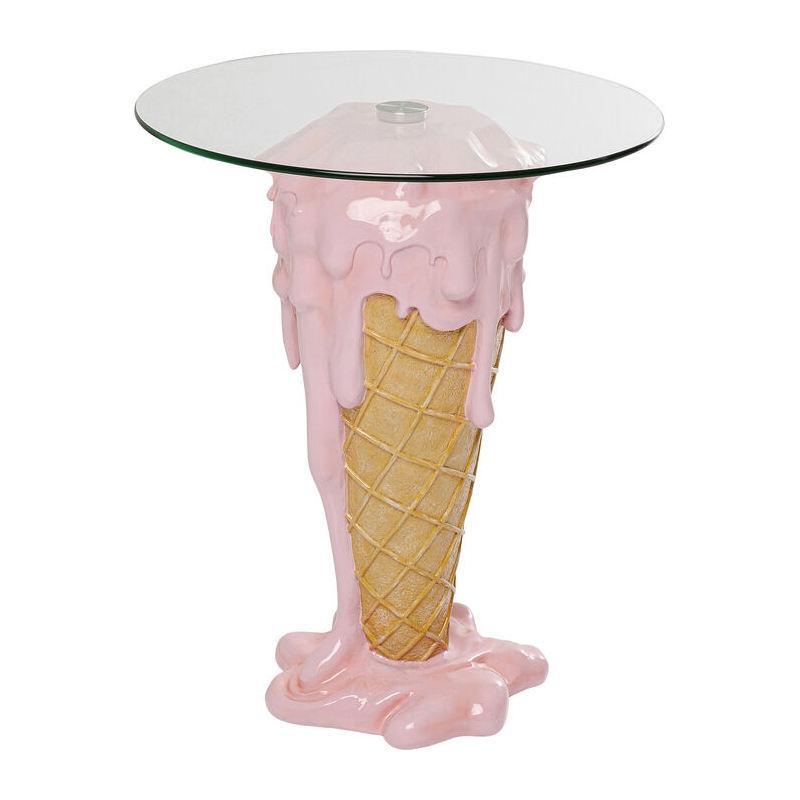 Stolik boczny Ice Cream Pink Ø 60cm - Kare