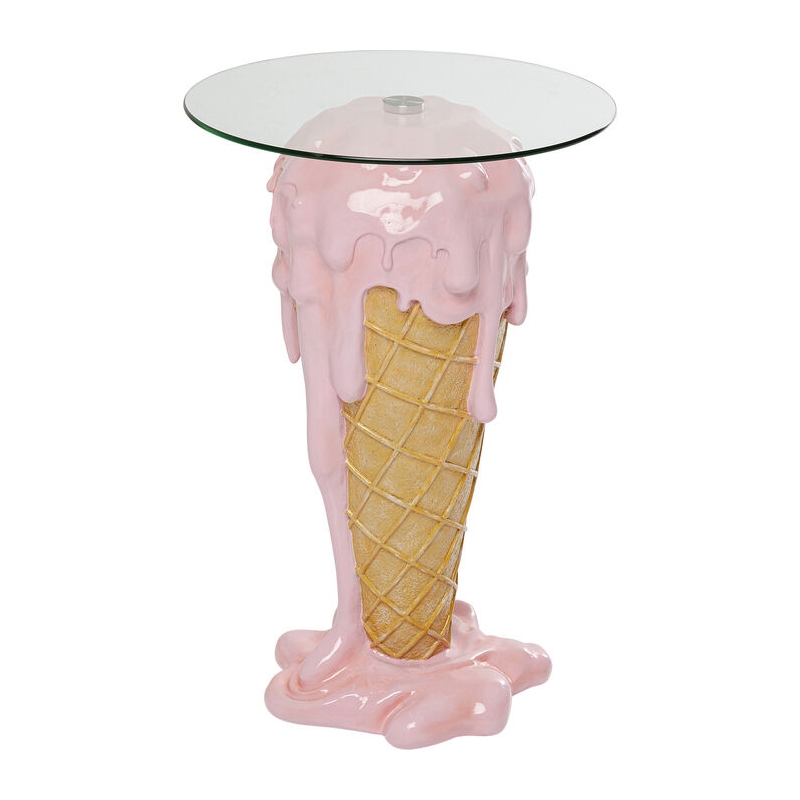 Stolik boczny Ice Cream Pink Ø 48cm - Kare