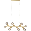 Lampa wisząca Atomic Balls Brass 190cm - Kare