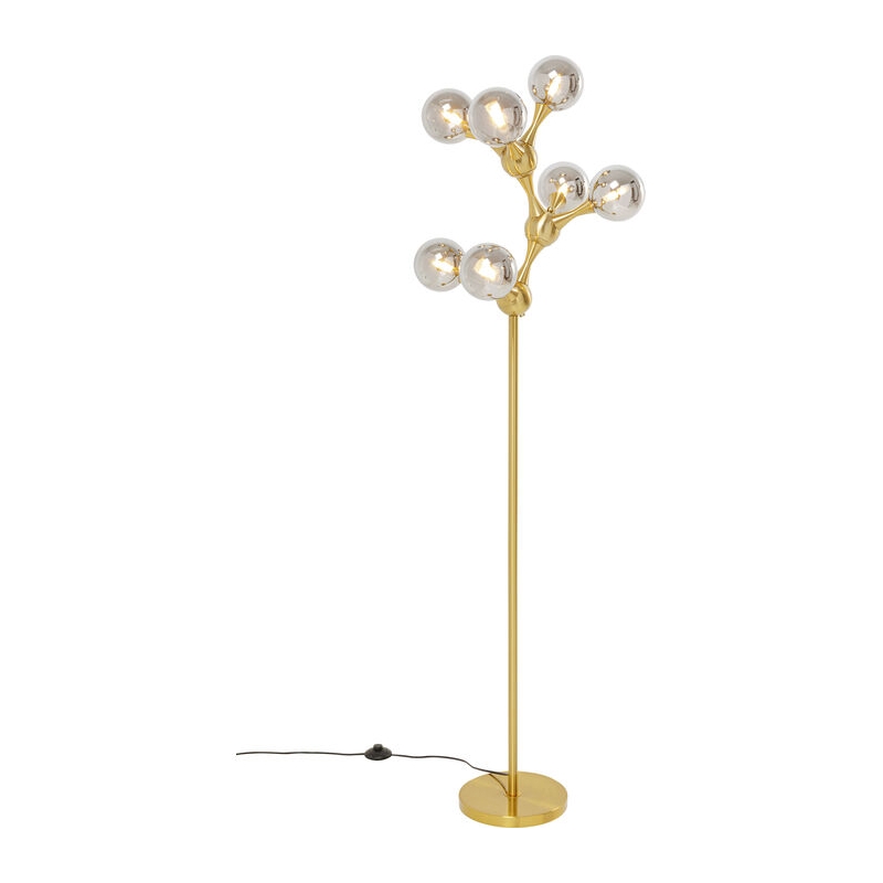 Lampa podłogowa Atomic Balls Brass 174cm - Kare