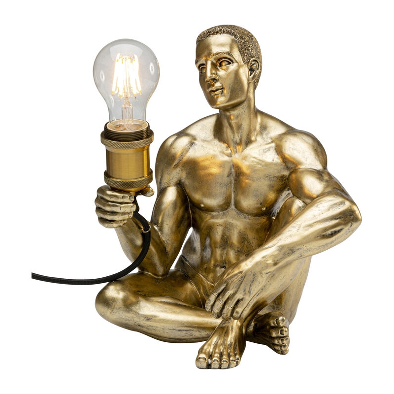 Lampa stołowa Nude Man Sit 32cm - Kare