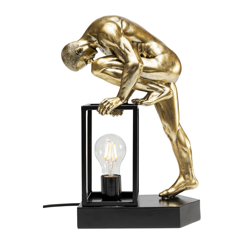 Lampa stołowa Nude Man Stretching 39cm - Kare