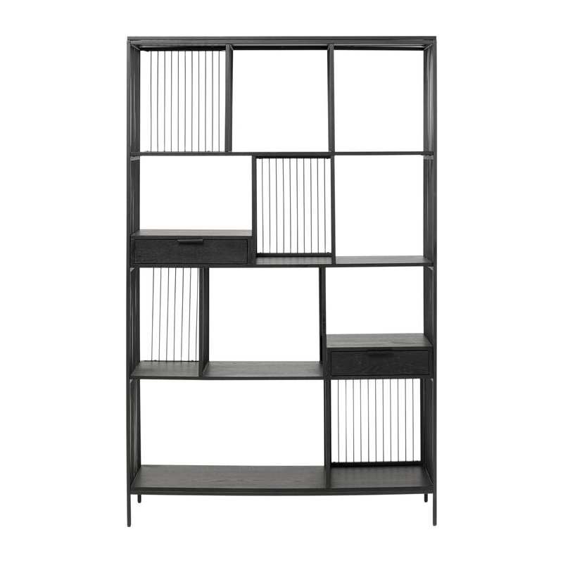 Regał Bologna Black 125x200cm - Kare