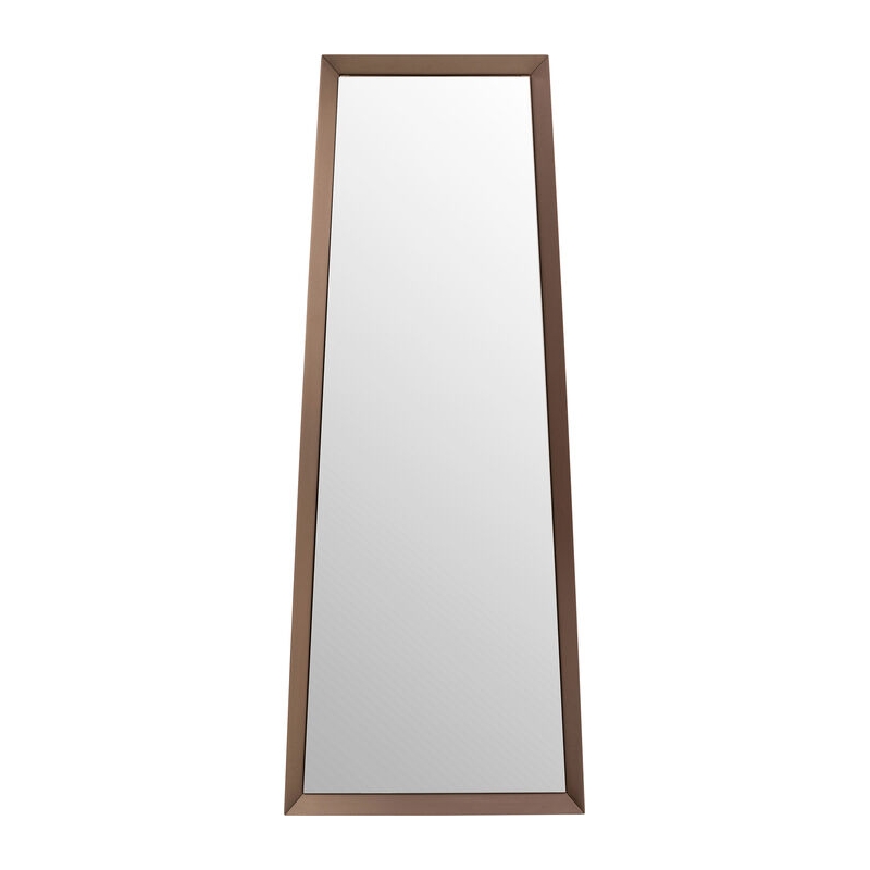 Lustro ścienne Arezzo Coffee Trapez 65(45)x160cm - Kare