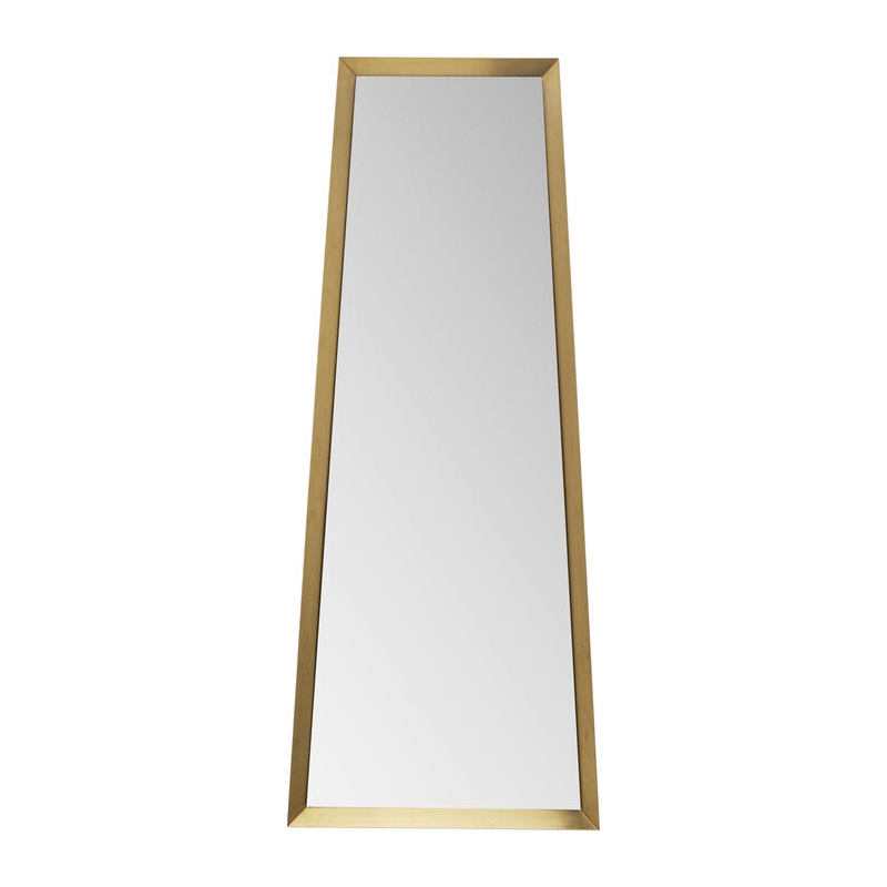 Lustro ścienne Arezzo Brass Trapez 65(45)x160cm - Kare