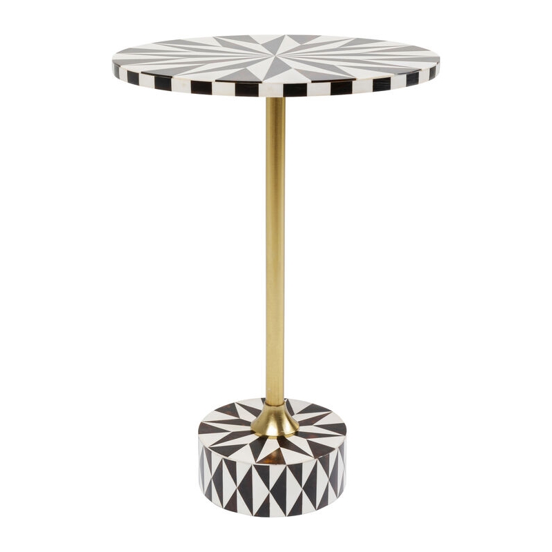 Stolik boczny Domero Cirque Star Brown Ø40cm - Kare