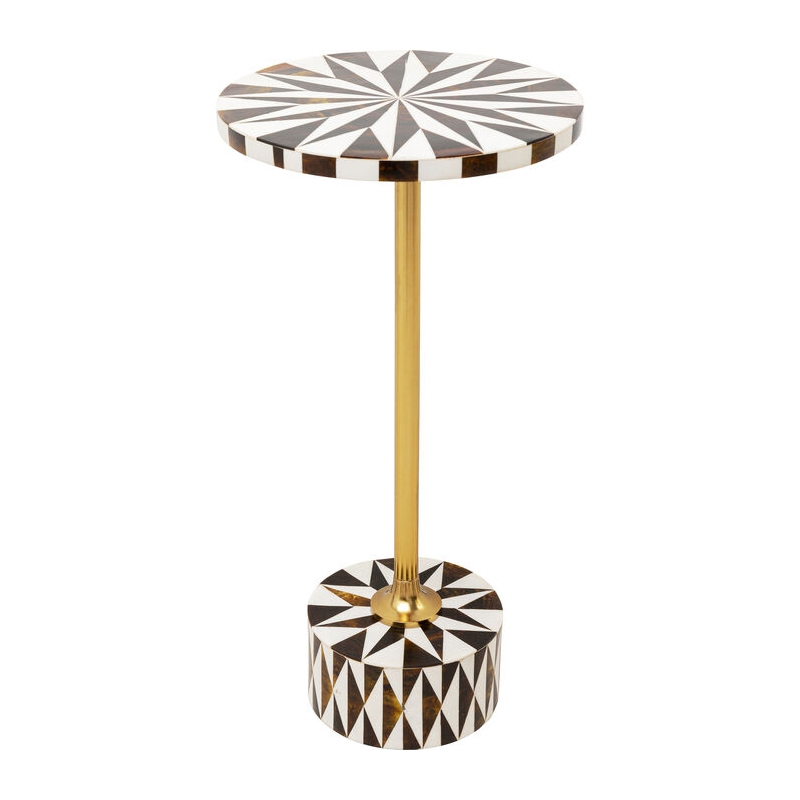 Stolik boczny Domero Cirque Star Brown Ø25cm - Kare