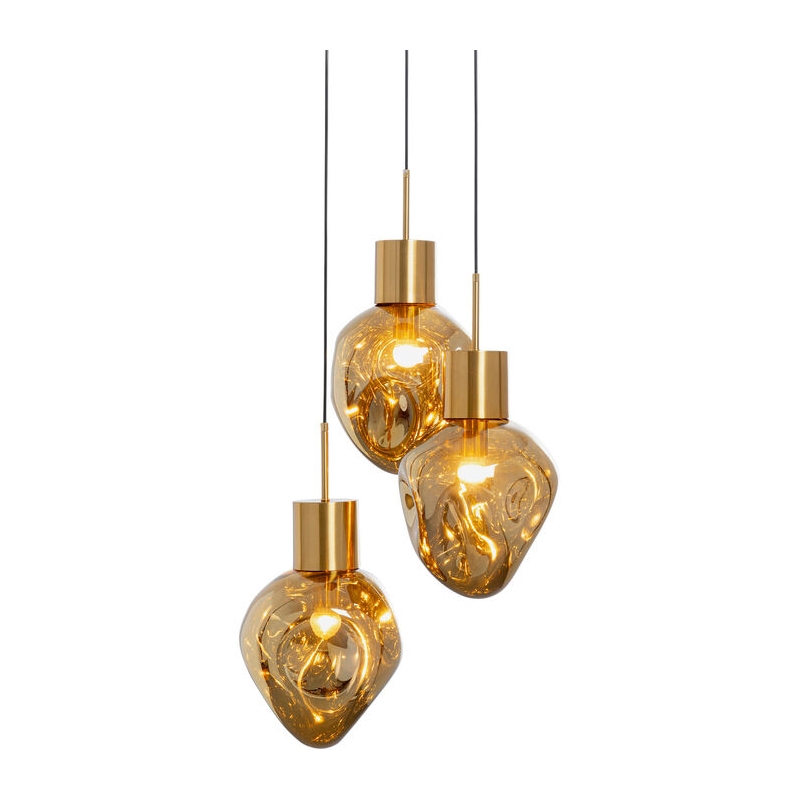 Lampa wisząca Supernova Amber Tre Ø45cm - Kare