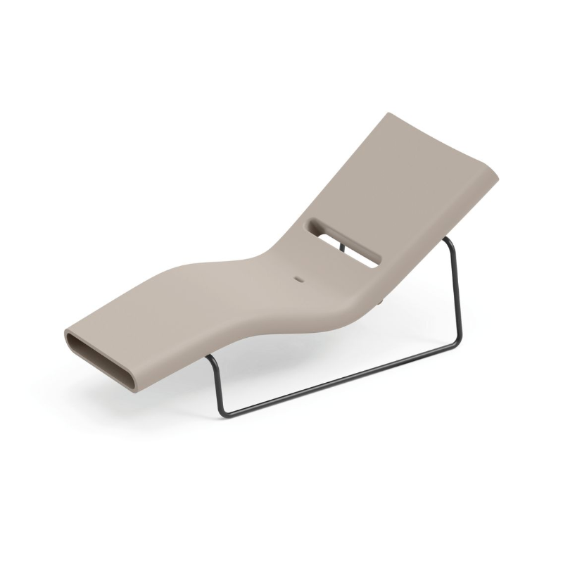 Leżak Esse czarna rama - Lyxo Design