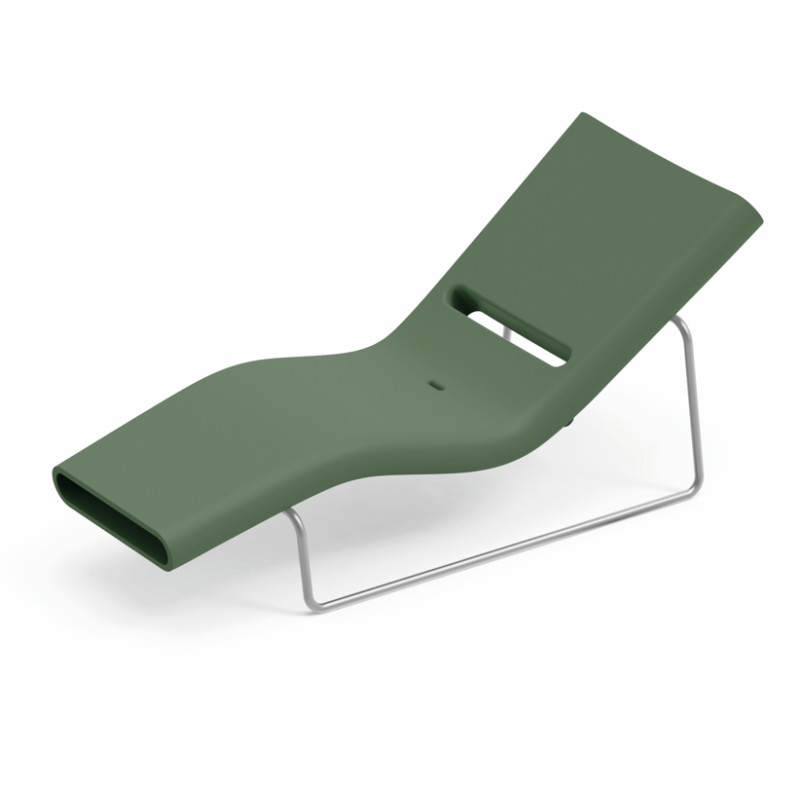 Leżak Esse chromowana rama - Lyxo Design
