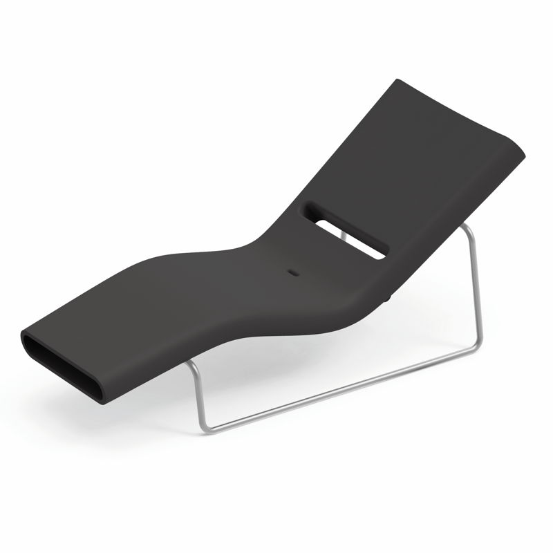 Leżak Esse chromowana rama - Lyxo Design