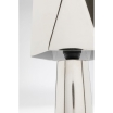 Lampa stołowa Martha Silver 38cm - Kare