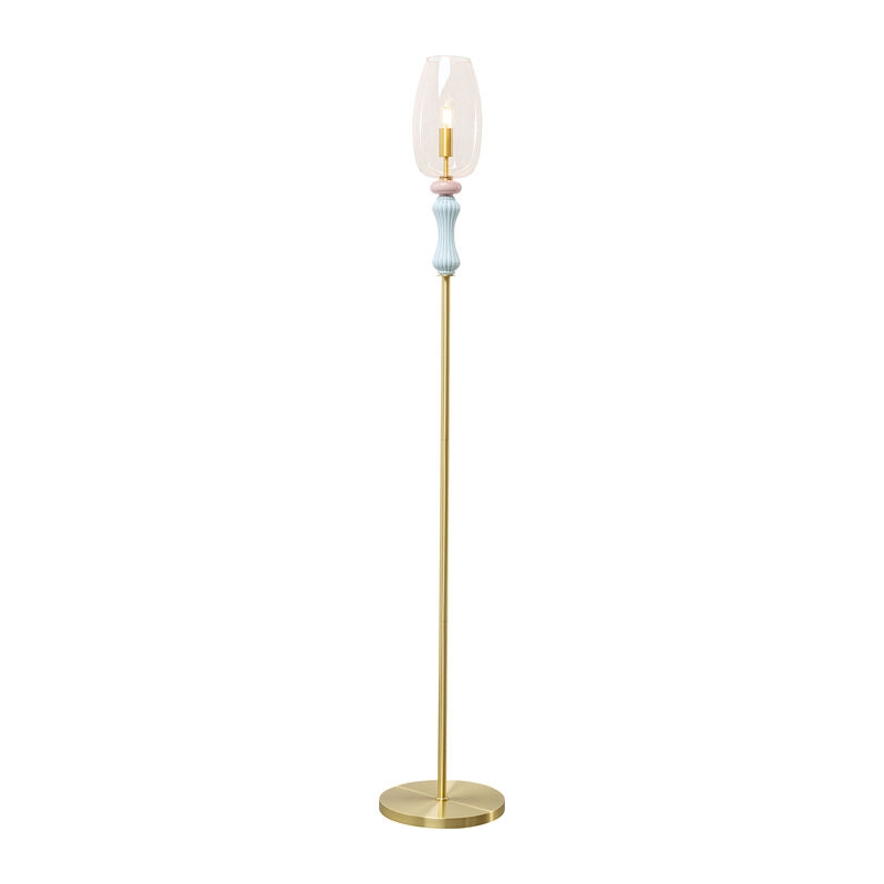 Lampa podłogowa Allegra Gold 165cm - Kare