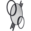 Lustro ścienne Triple Circle 124x119cm - Kare
