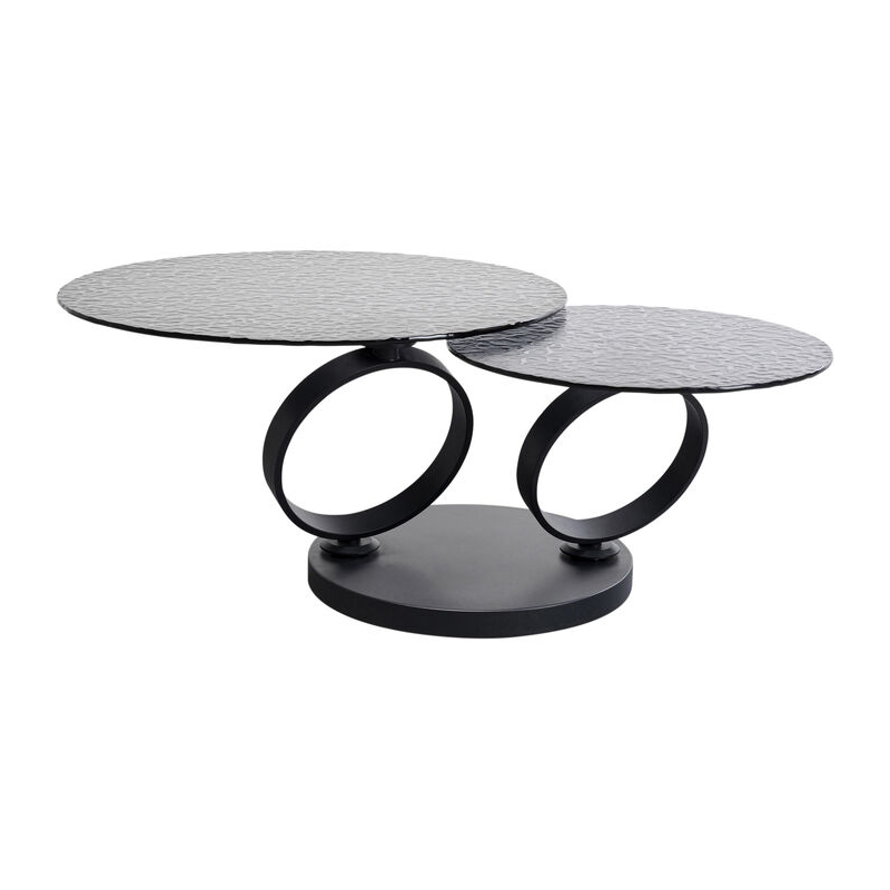 Stolik kawowy Beverly Bubble Black 133x80cm - Kare