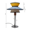 Lampa stołowa Riva Colore 49cm - Kare