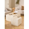 Zestaw stolików kawowych Dice Travertine - Actona