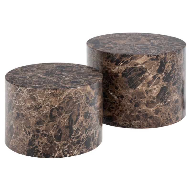 Zestaw stolików kawowych Dice okrągłe - Actona