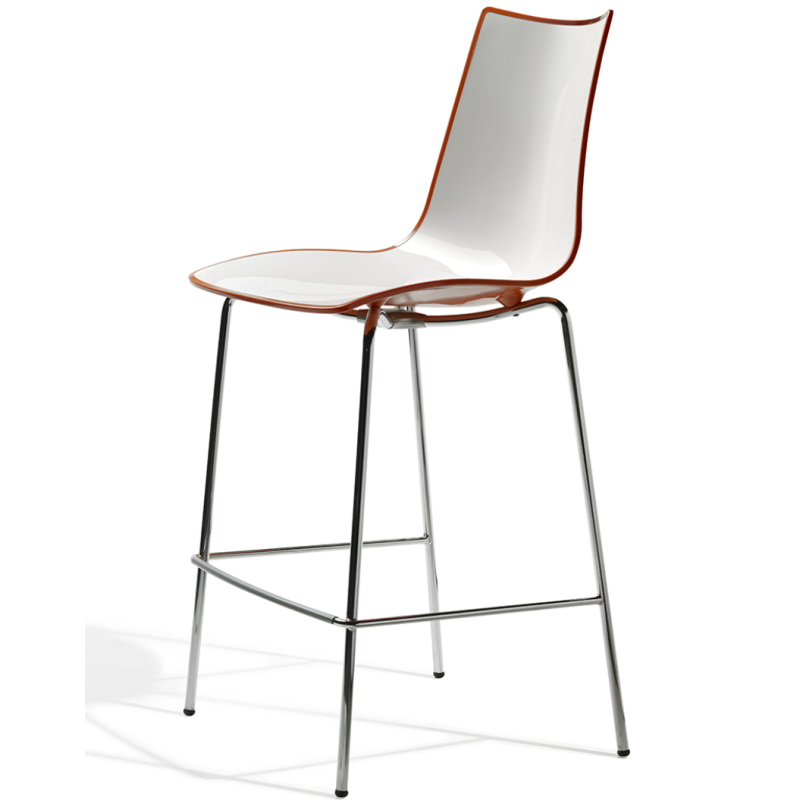 Hoker Zebra Bicolore 65 cm biało-czerwony - Scab Design