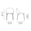 Krzesło Laja 880/2 - Pedrali