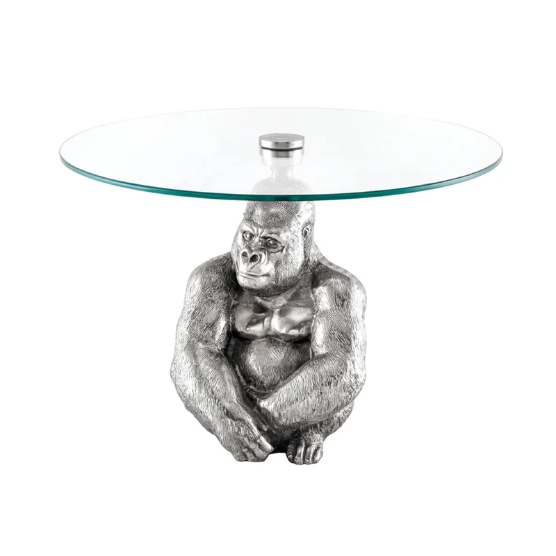 Stolik kawowy Kong Silver 60 cm - Invicta