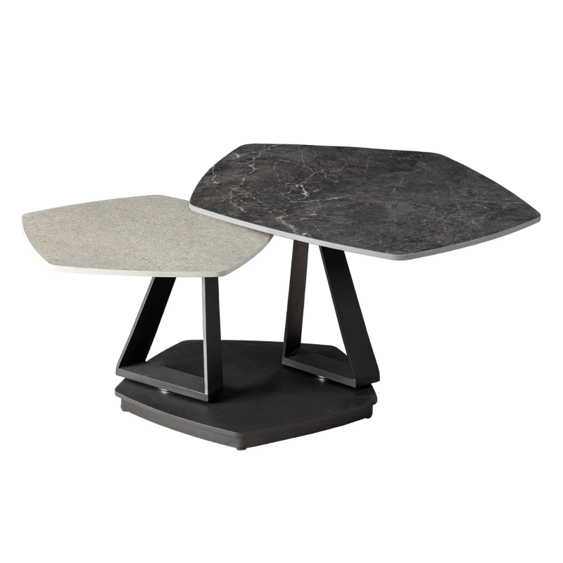 Stolik kawowy Movement Anthracite 80-130cm - Invicta