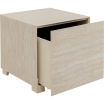 Stolik Travertino Drawer 45x45cm - Kare
