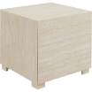 Stolik Travertino Drawer 45x45cm - Kare