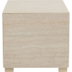 Stolik Travertino Drawer 45x45cm - Kare
