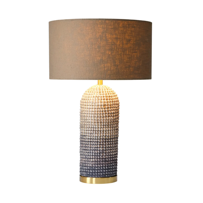 Lampa stołowa Zea Grey - Invicta