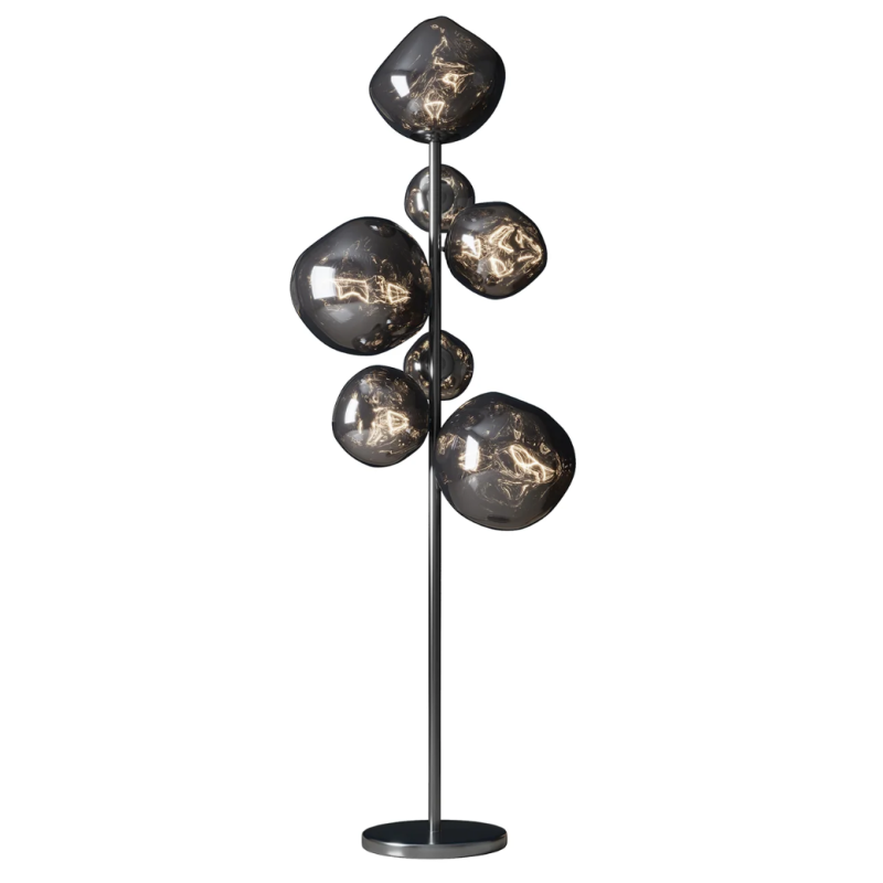 Lampa podłogowa Liquid Diamond Grey - Invicta