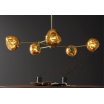 Lampa wisząca Liquid Diamond 5 Gold - Invicta