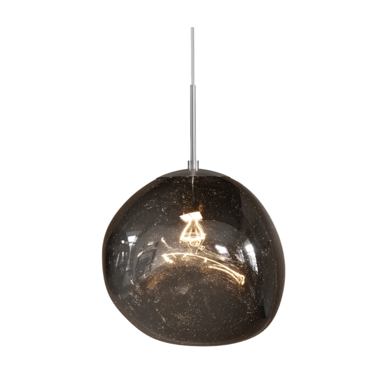 Lampa wisząca Liquid Diamond 35cm Grey - Invicta