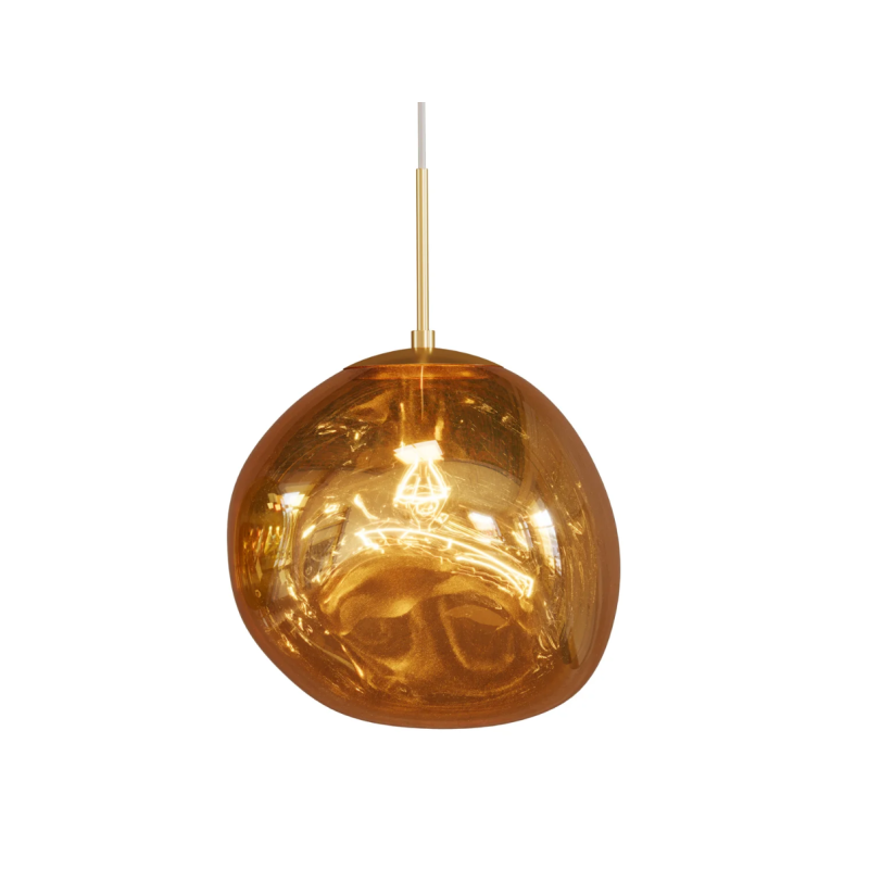 Lampa wisząca Liquid Diamond 35cm Gold - Invicta
