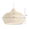 Lampa wisząca Organic Living Bamboo - Invicta