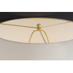 Lampa stołowa Elegancia Ceramic White - Invicta