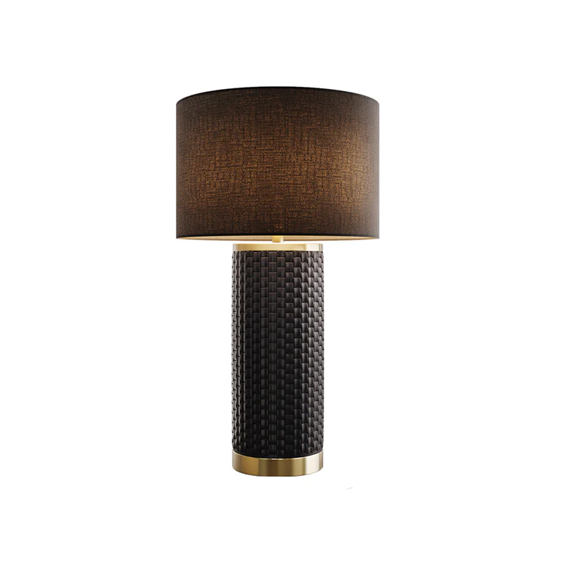 Lampa stołowa Elegancia Ceramic Black 2 - Invicta