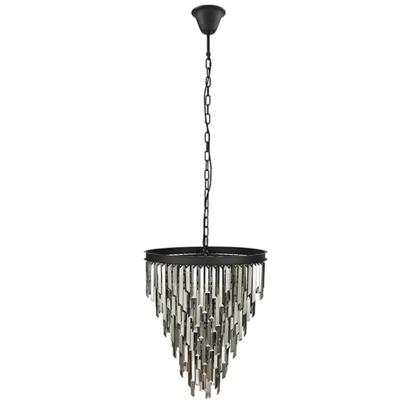 Lampa wisząca Crystal Iron Black - Invicta